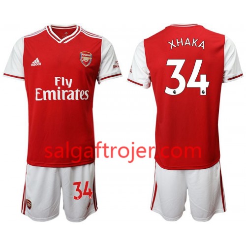 Arsenal Fodboldtrøjer Granit Xhaka 34 Børn Hjemmebanesæt 2019/20 Kort ærmer Arsenal Fodboldtrøjer Granit Xhaka 34 Børn Hjemmebanesæt 2019/20 Kort ærmer